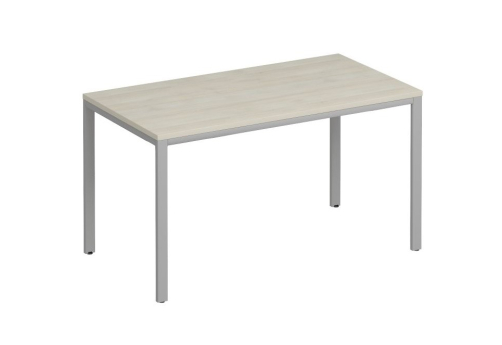 Стол письменный на металлокаркасе Прайм Металл 25, цвет шамони светлый + серый