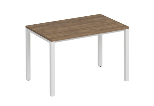 Стол письменный Прайм Металл 50, цвет шамони темный + белый