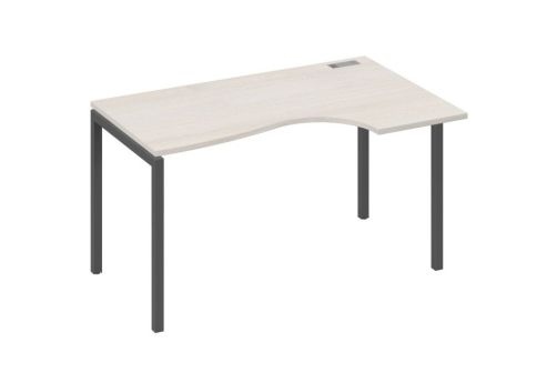 Стол эргономичный правый Классика Мира Лофт, цвет дуб шамони + антрацит