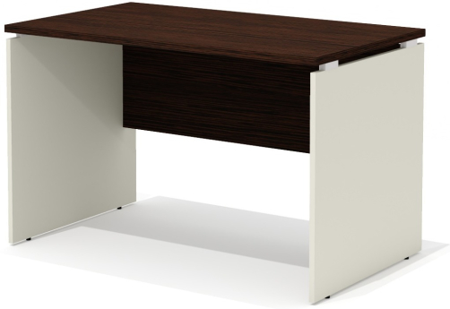Стол рабочий прямой Некста, цвет венге + беж