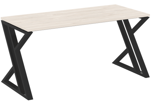 Стол рабочий Европа, цвет денвер светлый + черный