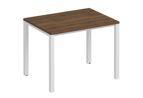 Стол письменный Прайм Металл 50, цвет орех + белый