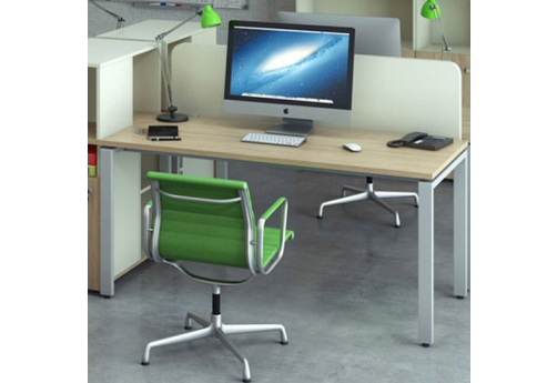 Стол рабочий прямой Некста Металл, цвет вяз