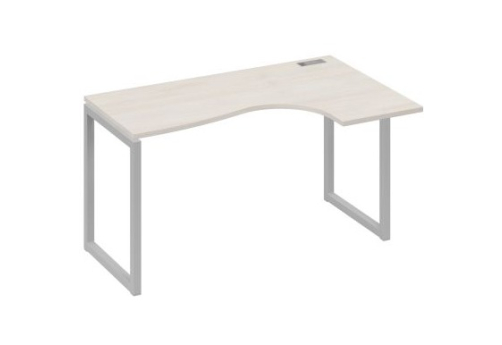 Стол эргономичный правый Мира Одри, цвет дуб шамони + серый