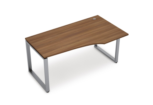 Стол криволинейный правый Деко Опера, цвет шамони темный