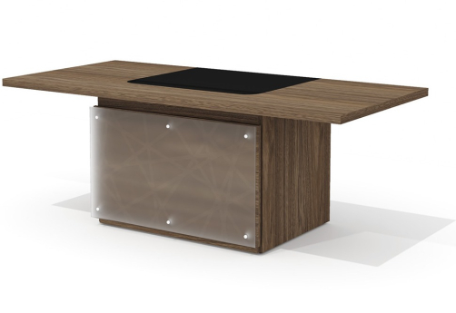 Стол для руководителя с траверсом Нордвик, цвет палдао