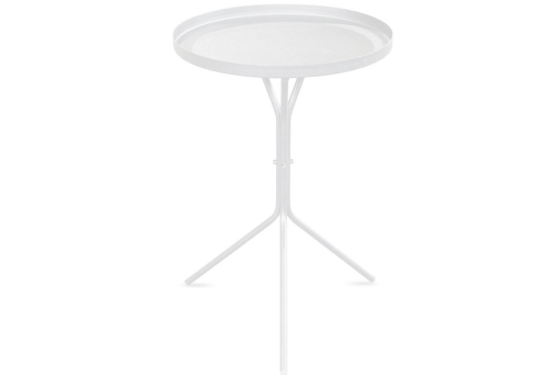 Стол журнальный Лето 1033, цвет белый муар