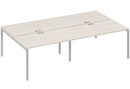 Рабочая станция 4х140 Мира Лофт, цвет дуб шамони + серый