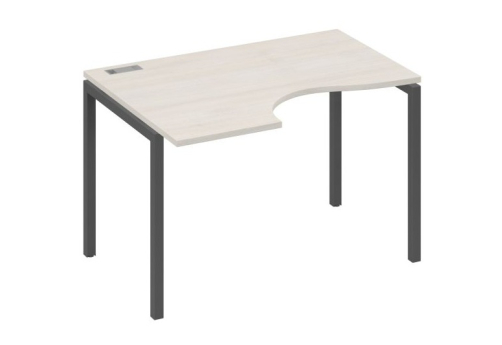 Стол эргономичный левый Классика Мира Лофт, цвет дуб шамони + антрацит