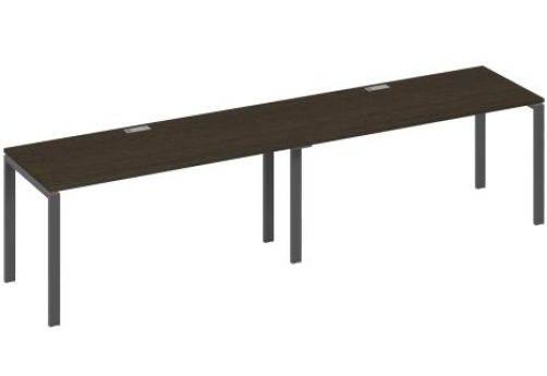 Рабочая станция (2х160) Мира Нумо, цвет венге + антрацит