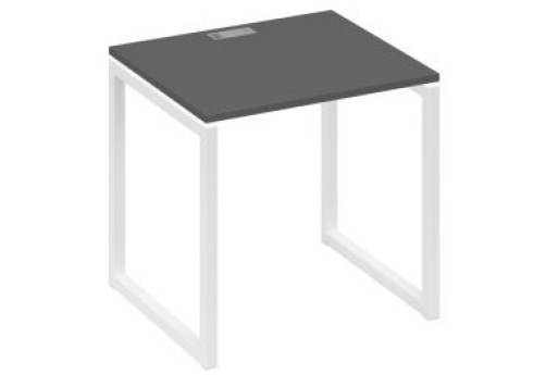 Стол письменный Мира Одри, цвет антрацит премиум + белый