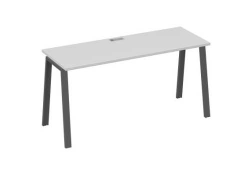 Стол письменный Мира Трио, цвет серый + антрацит