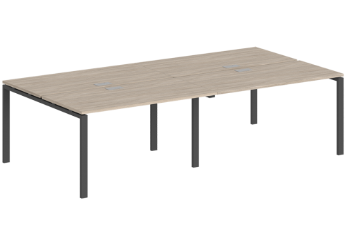 Рабочая станция Индиго Сет, цвет дуб светлый + антрацит