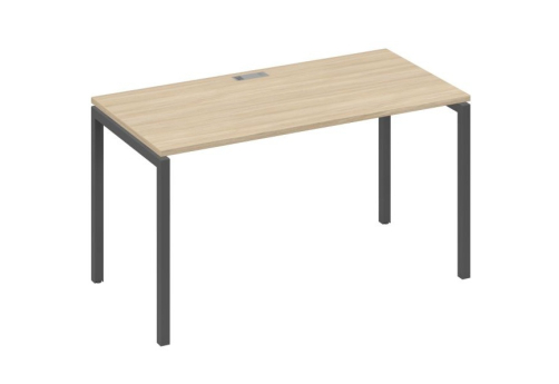 Стол письменный Мира Лофт, цвет дуб скандинавский + антрацит