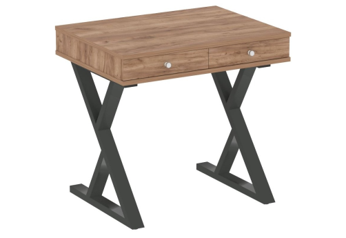 Стол письменный, цвет дуб табак + антрацит
