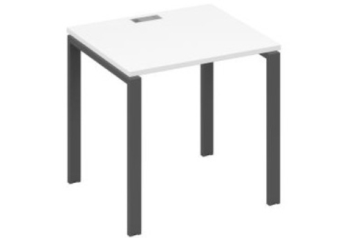 Стол письменный Мира Нумо, цвет белый премиум + антрацит