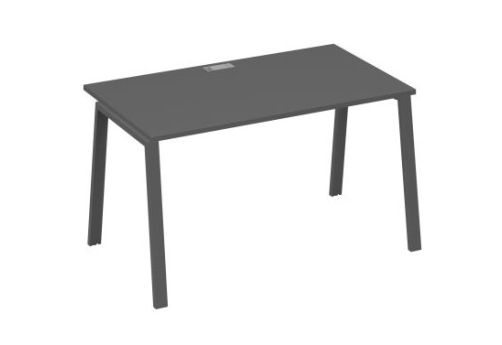 Стол письменный Мира Трио, цвет антрацит премиум + антрацит