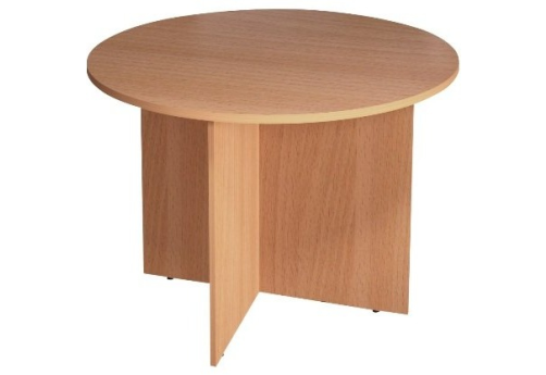 Стол для переговоров круглый, цвет бук