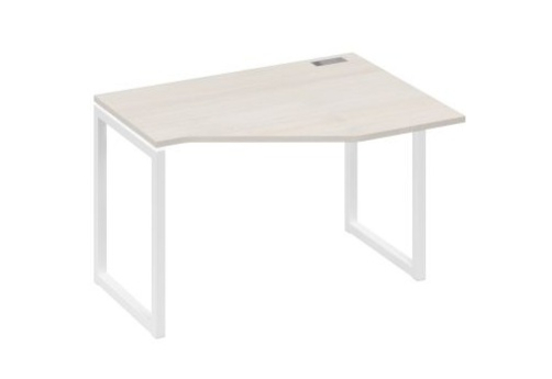 Стол эргономичный правый Мира Одри, цвет дуб шамони + белый