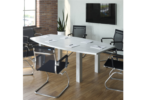 Стол для переговоров Левант, цвет белое дерево