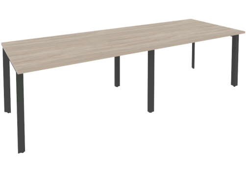 Стол для переговоров (2 столешницы), цвет дуб аттик