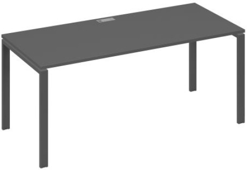 Стол письменный Мира Нумо, цвет антрацит премиум + антрацит