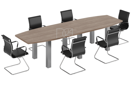 Стол для переговоров, мебель цвета вяз