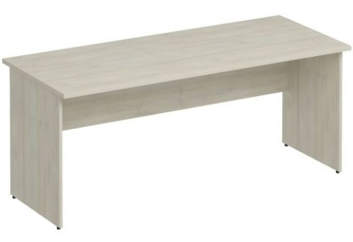 Стол рабочий офисный Прайм, цвет шамони светлый