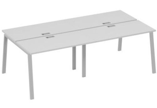 Рабочая станция 4х120 Мира Трио, цвет серый + серый