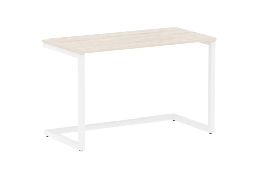 Стол письменный, цвет денвер светлый + белый