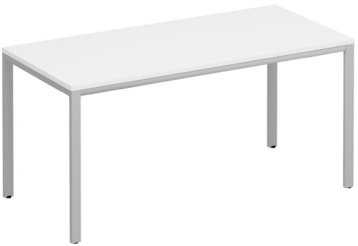 Стол письменный на металлокаркасе Прайм Металл 25, цвет белый + серый