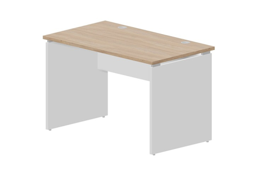 Стол рабочий (2 заглушки) Аронти, цвет светлый дуб