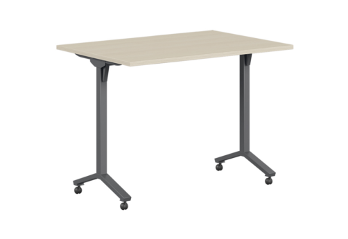 Стол мобильный складной, цвет светлый дуб