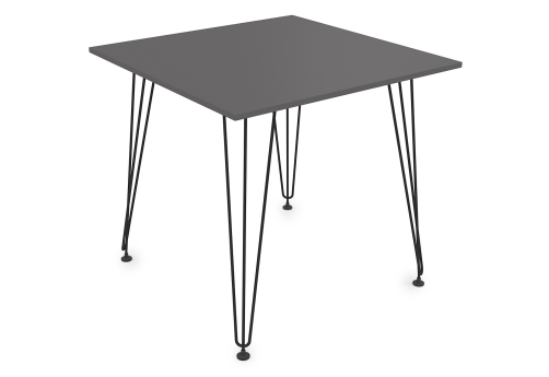 Стол обеденный квадратный Мальта, цвет графит