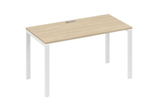 Стол письменный Мира Нумо, цвет дуб скандинавский + белый