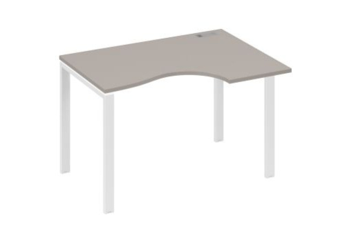 Стол эргономичный правый Мира Нумо, цвет мокко премиум + белый
