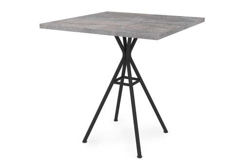 Стол обеденный квадратный Мальта, цвет базальт