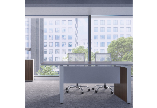 Стол для переговоров Аруба, цвет темный дуб