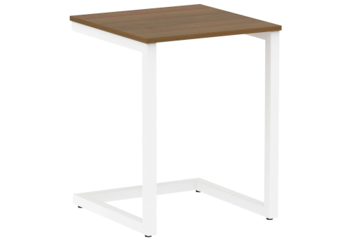 Стол письменный, цвет орех + белый