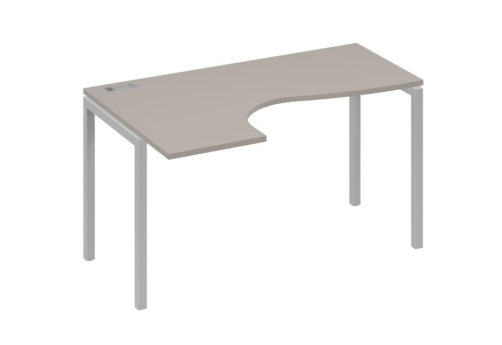 Стол эргономичный левый Классика Мира Лофт, цвет мокко премиум + серый