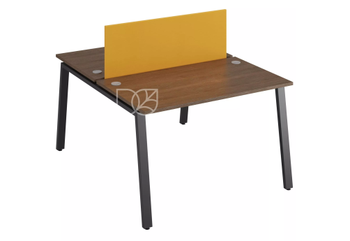 Стол на 2 рабочих места (с просветом), цвет дуб Аризона