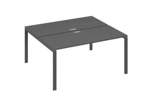 Рабочая станция (2х160) Мира Нумо, цвет антрацит премиум + антрацит