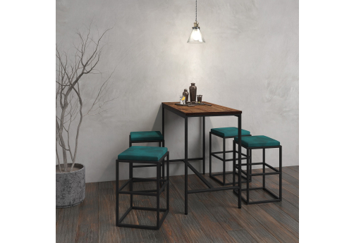 Стол барный Верона, цвет брауни