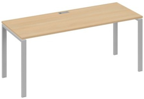 Стол письменный Мира Нумо, цвет натуральный дуб + серый