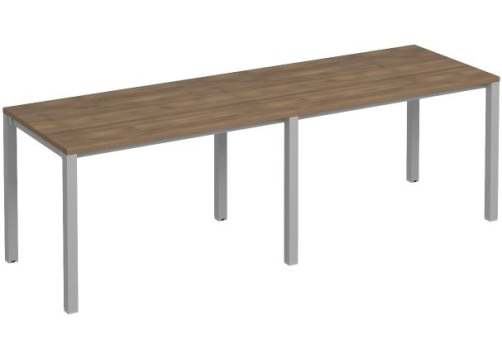 Рабочая станция (2х120) Прайм Металл 50, цвет шамони темный + серый