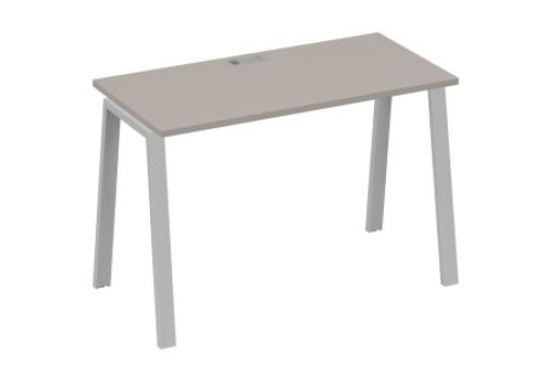 Стол письменный Мира Трио, цвет мокко премиум + серый