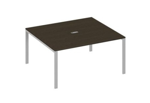 Стол для переговоров прямоугольный Мира Нумо, цвет венге + серый