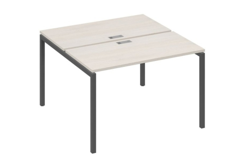 Рабочая станция 2х120 Мира Лофт, цвет дуб шамони + антрацит