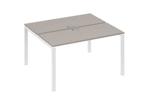 Рабочая станция (2х140) Мира Нумо, цвет мокко премиум + белый