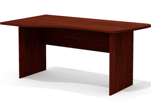 Стол эргономичный левый Джерси, цвет орех